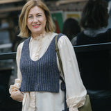 Eccleston Knit Tabard in Peat
