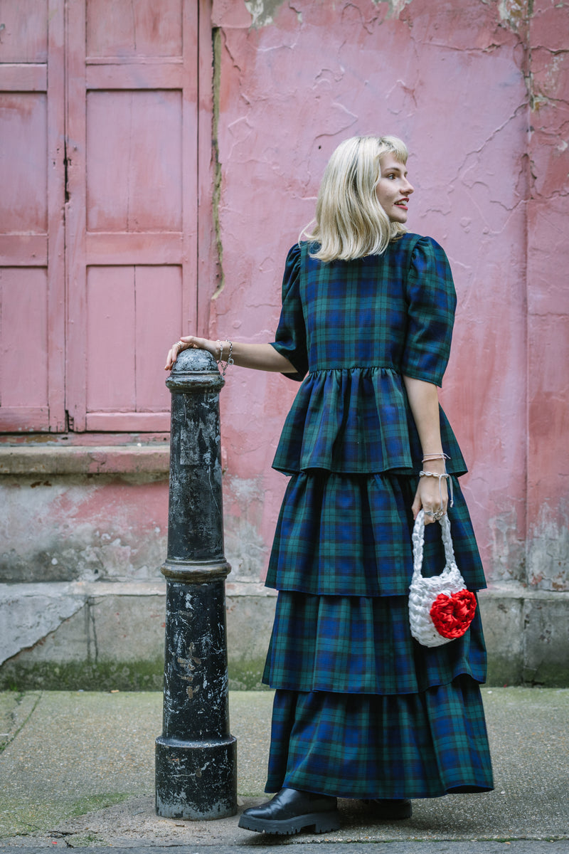 Lottie Tartan Shirt by Minkie Studio