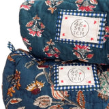 Izzy No Waste Make-Up Bag in Midnight Blue