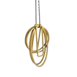 Six Brass Geometric Shapes by Brass And Bold