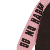 Do No Harm Take No Shit Lambswool Cardigan in Cocoa & Calamine