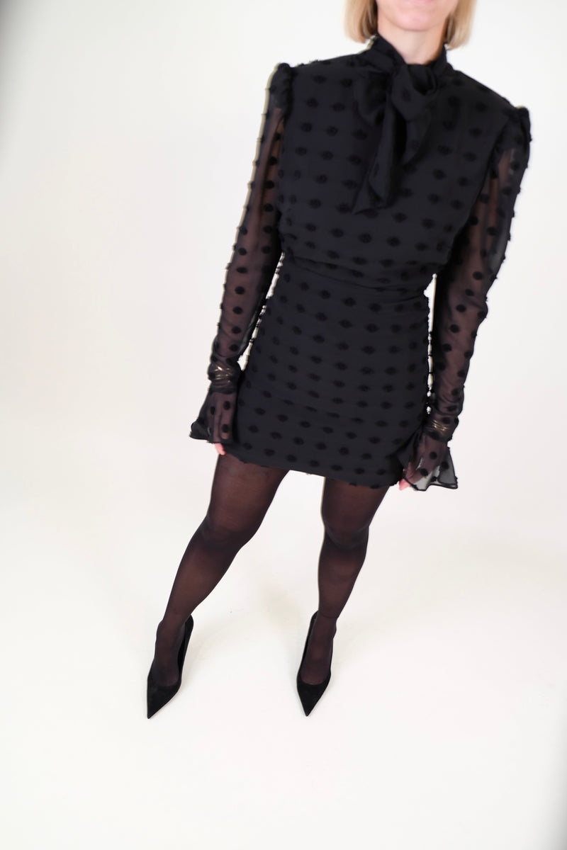 The Elsie Dress Black Mini by Franks