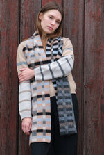 Brushed Scarf in Bark Colours by Quinton + Chadwick