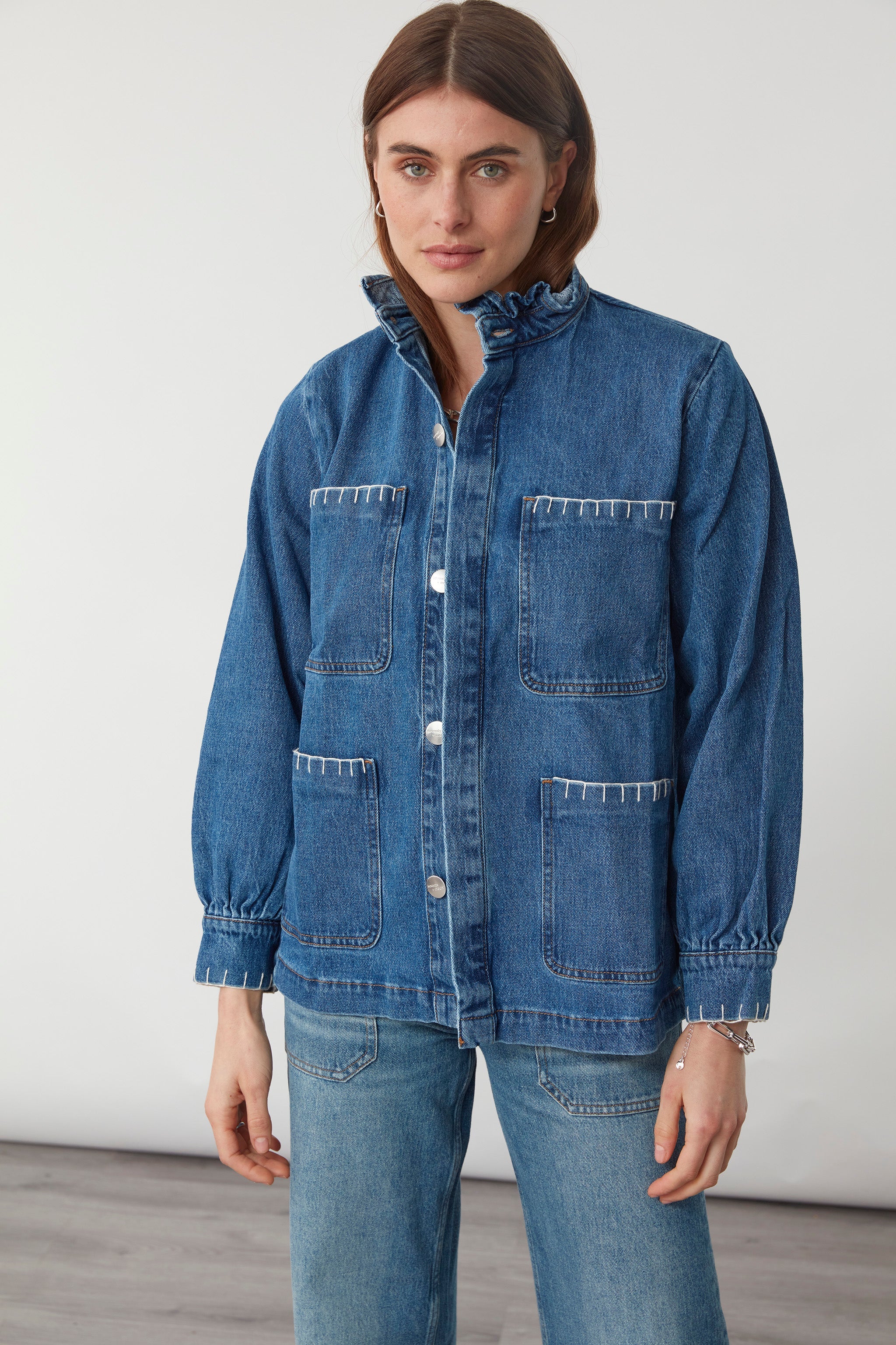 Pablo Denim Jacket in Vintage Americana