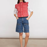 Pablo Wasitcoat In Vintage Red - seventy + mochi