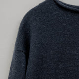 Seasgair Merino Wool Maxi Dress in Deep Indigo