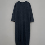 Seasgair Merino Wool Maxi Dress in Deep Indigo