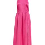 Dilara Fuscia Pink Halter Neck Maxi Dress