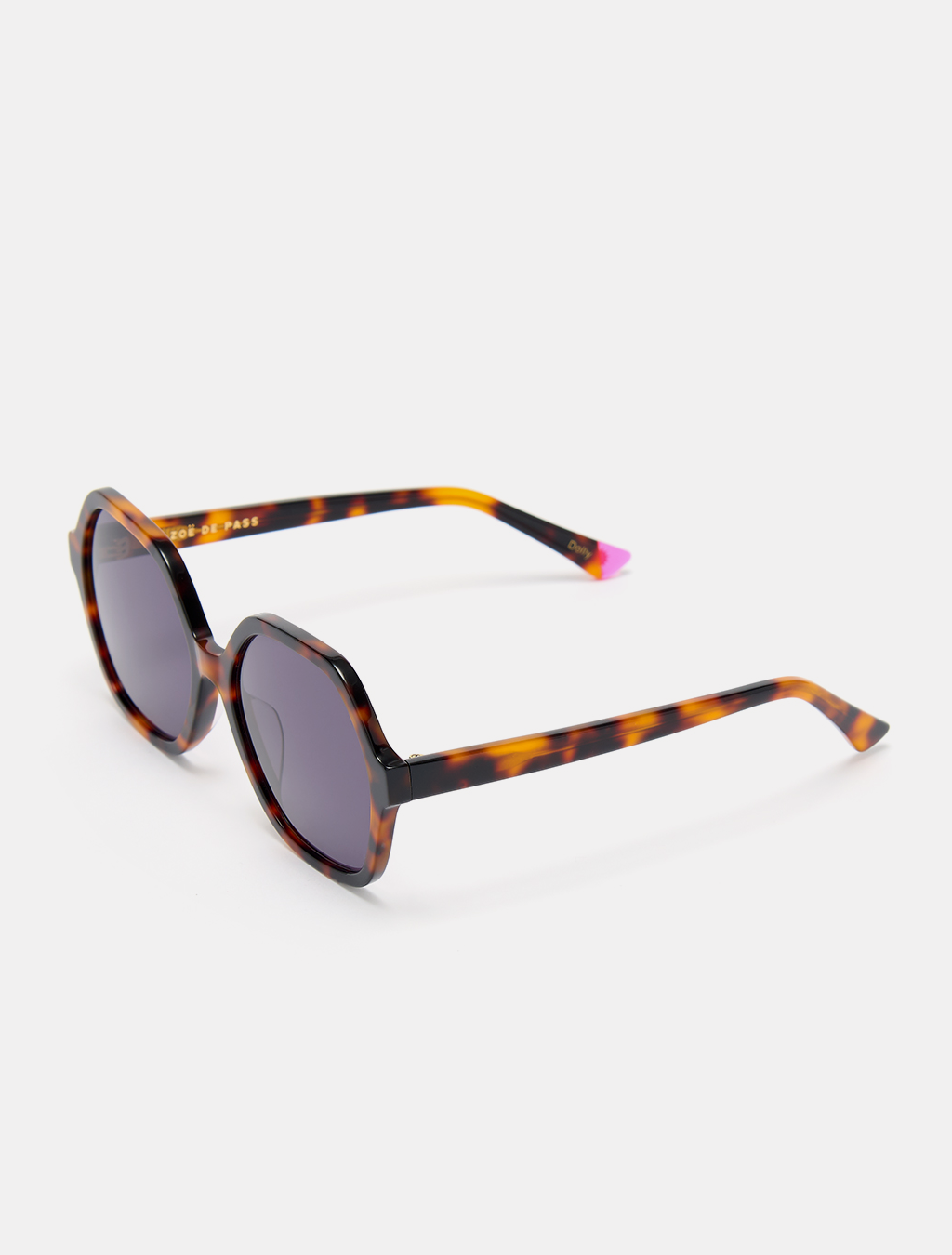 Stylish tortoise shell glasses with a modern frame perfect for everyday wear.