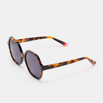 Stylish tortoise shell glasses with a modern frame perfect for everyday wear.