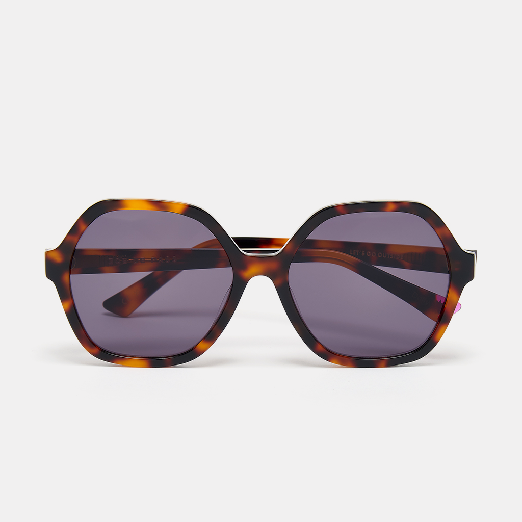 Dolly Large Round Sunglasses Tortoise Shell by Zoe de Pass Eyewear