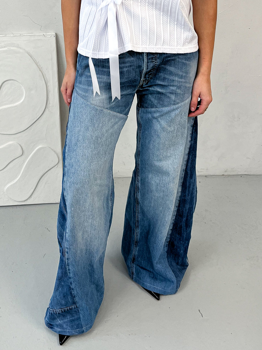 Dora Oversized Wide Leg Jeans by Fanfare