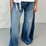 Dora Oversized Wide Leg Jeans by Fanfare