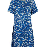 Jane Blue Wave Dress