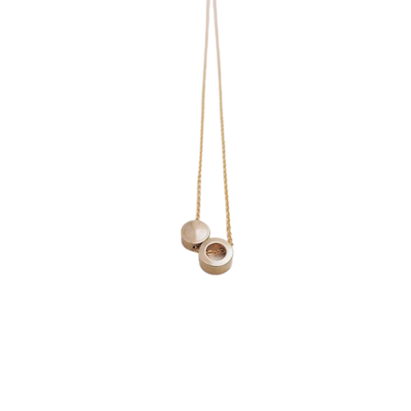 Less Is More Brass Ring And Disc by Brass And Bold