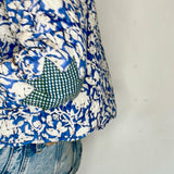 Clem Cotton Quilted Jacket in Indigo