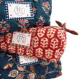 Izzy No Waste Make-Up Bag in Midnight Blue