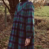 Maisie Tartan Maxi Dress