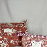 Rose No Waste Jumbo Wash Bag in Terracotta