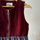 Emma Dress in Burgundy