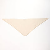Cappuccino & White Striped Triangle Scarf