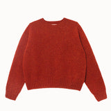 Ada Lambswool Sweater in Red Madder