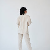 Women's Linen Suit in Beige | Sustainable | Fanfare