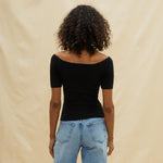 Bardot Top Black by Albaray