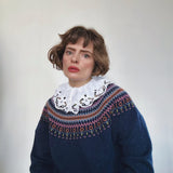 Fairisle Yoke Jumper in Cosmos