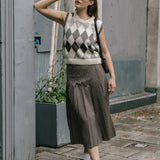 Undyed Vest Charcoal