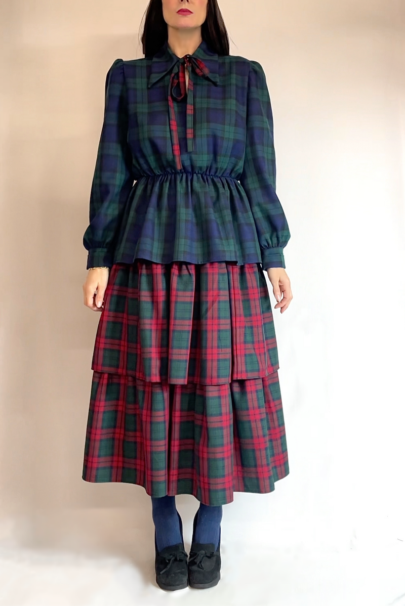 Tallulah Tartan Shirt by Minkie Studio