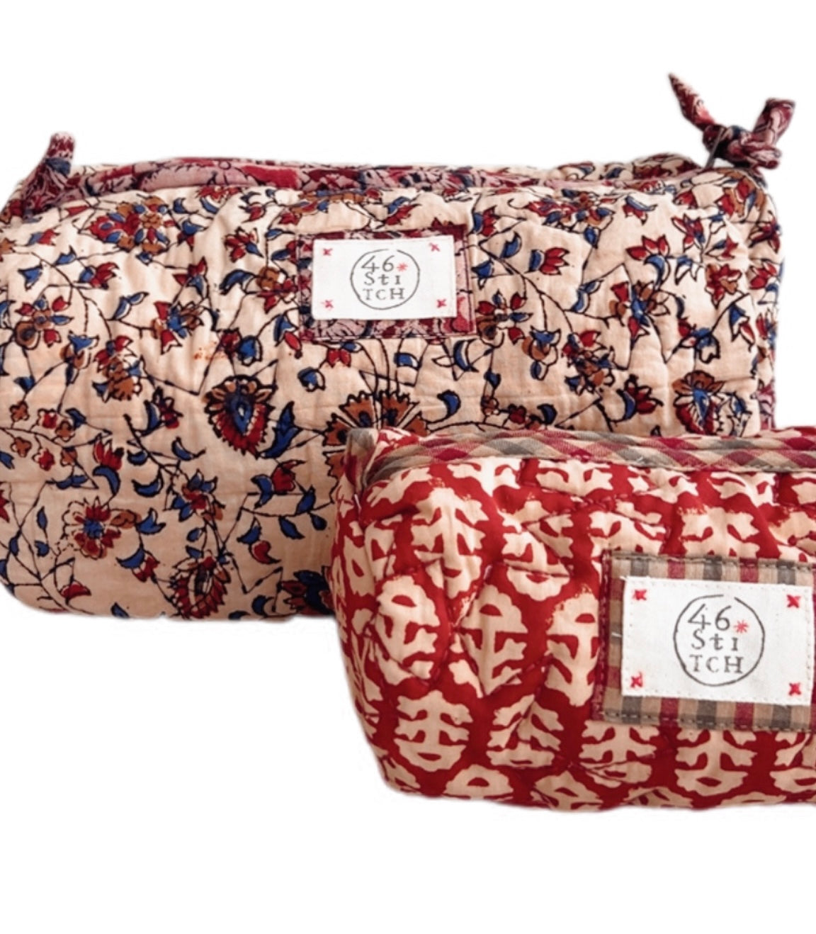 Autumn No Waste Jumbo Wash Bag in Natural by 46 Stitch