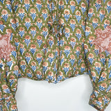 Kiki Cotton Quilted Jacket in Khaki