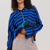 Walton Plus Jumper in Blue by Valentina Karellas