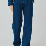 Dark Wash Wide Leg Jeans by Fanfare