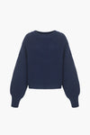 Kerry Chunky Knit Jumper Navy by Aligne