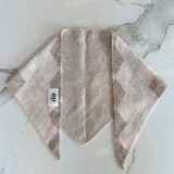 Argyle Triangle Scarf in Pink