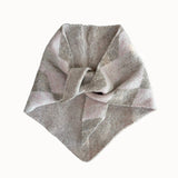 Argyle Triangle Scarf in Pink