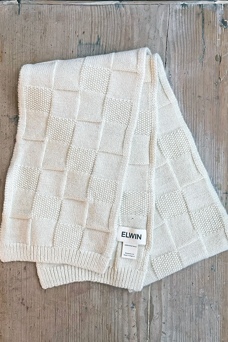 British Wool Scarf by Elwin
