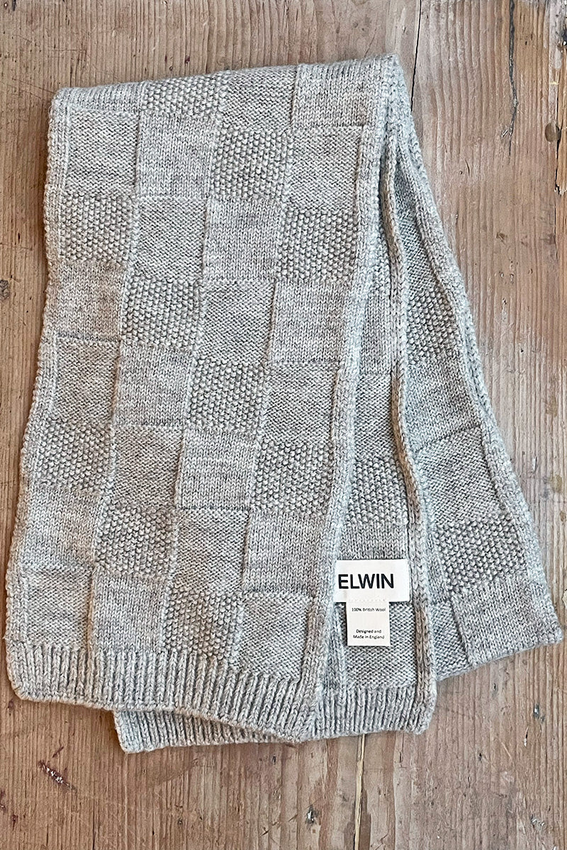 British Wool Scarf by Elwin