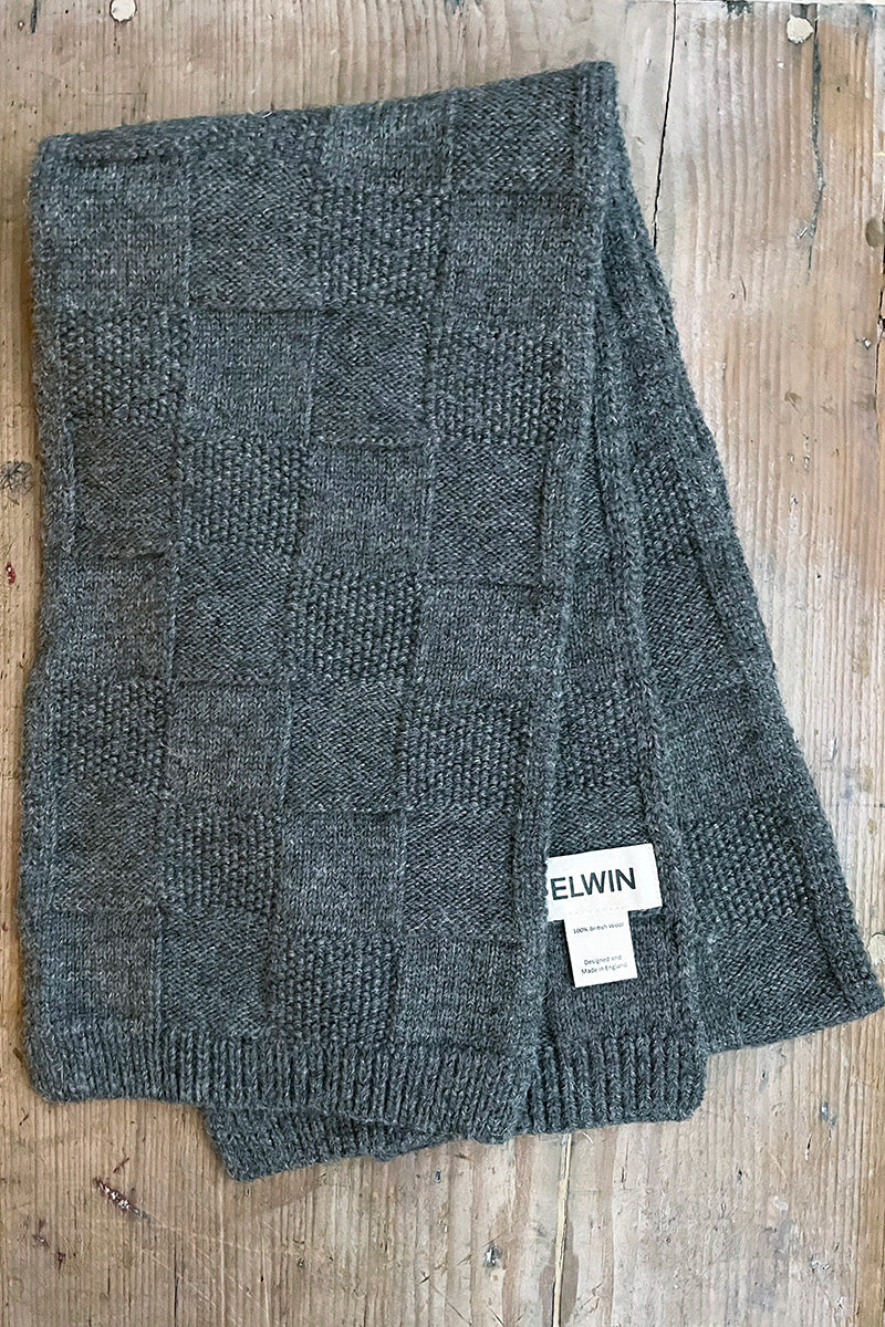 British Wool Scarf by Elwin