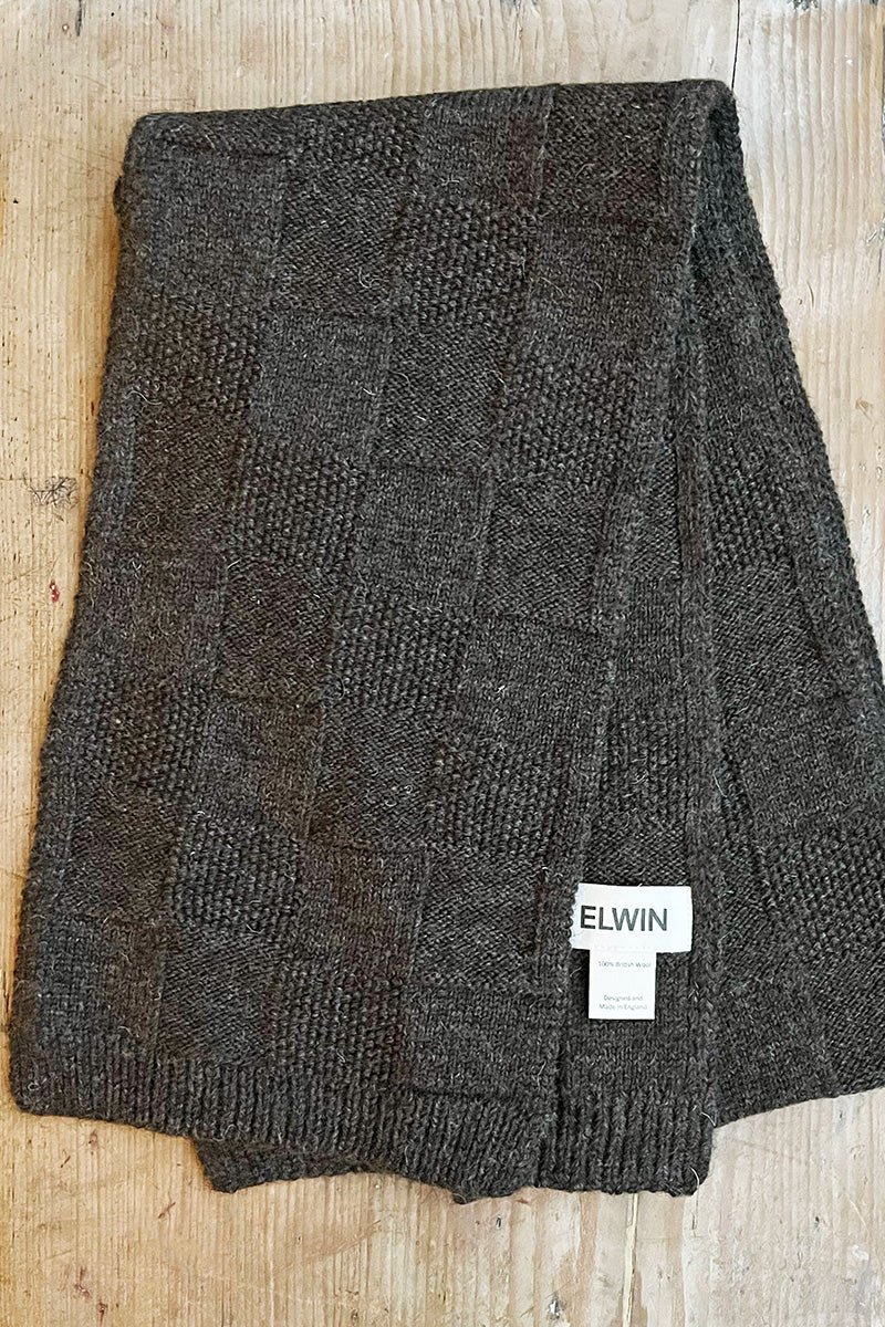 British Wool Scarf by Elwin