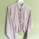Pink Stripe Darted Shirt