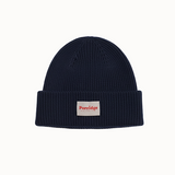 Cashmere Beanie in Navy by Porridge Knitwear