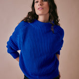Cobalt Dawn Italian Merino Jumper