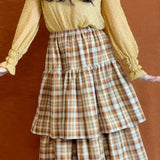 Lottie Skirt in Caramel Mocha by Minkie Studio