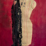 Dress Form Red Painting