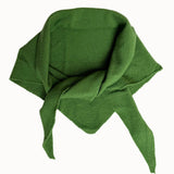Dina Cashmere Triangle Scarf in Green