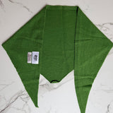 Dina Cashmere Triangle Scarf in Green