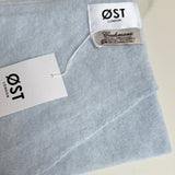 Dina Cashmere Triangle Scarf in Light Blue